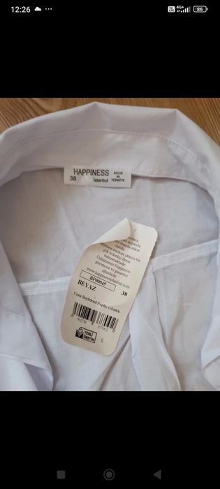 Cămașă lungime asimetrica Happines Nouă cu etichetă