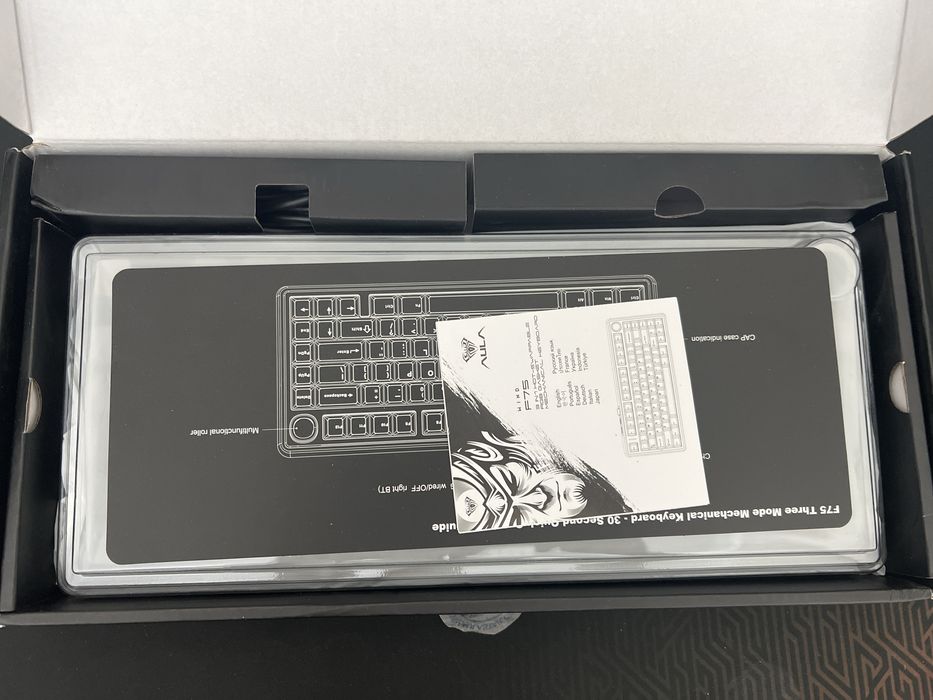 Игровая клавиатура aula f75 side printed