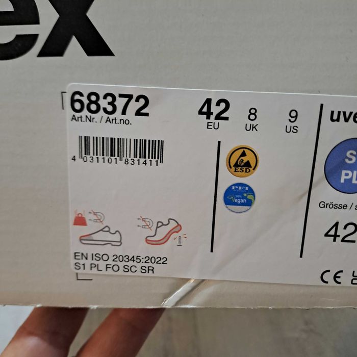 Uvex 1 G2 x-tended grip S1 PL
