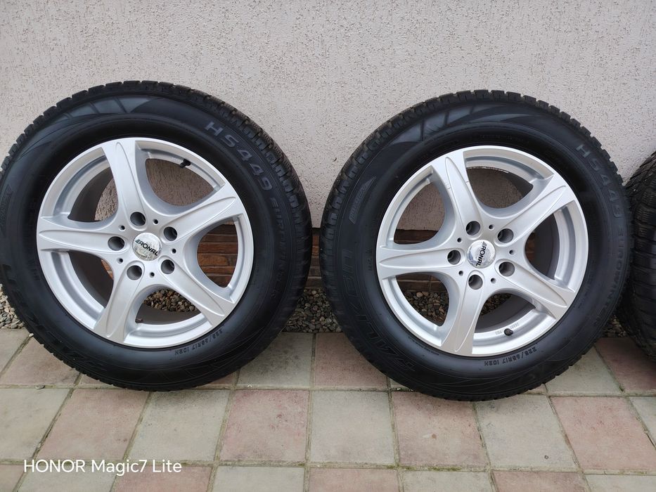 Jante aliaj 5x127 R17 Fiat Freemont Jeep Chrysler Lancia Dodge+anvelope iarna 225/65r17