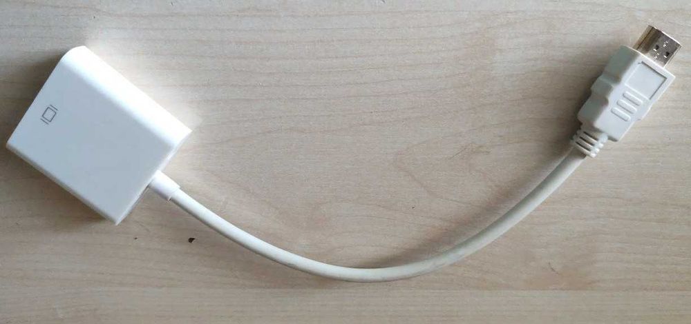 Переходник VGA HDMI для подключения монитора/проектора к ноутбуку