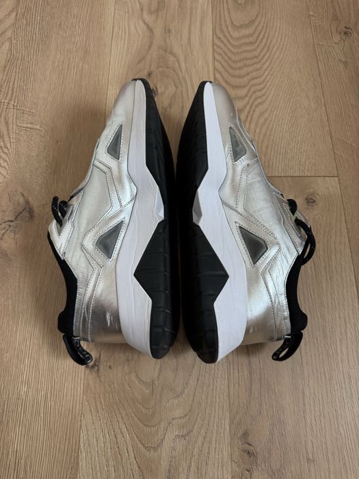 Мъжки  кожени маратонки HUGO BOSS с метален ефект, размер 43