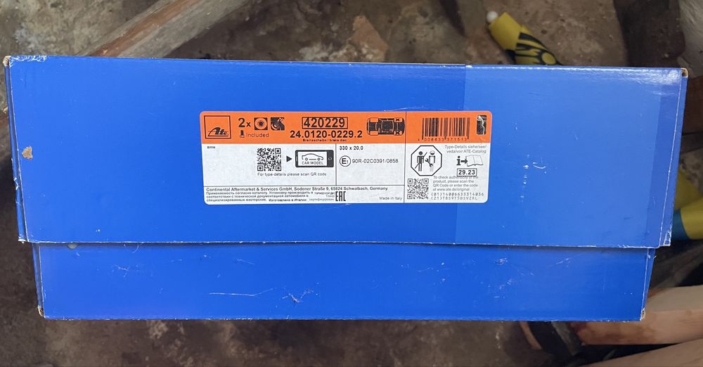 Discuri si placute frana spate ATE, placute frana fata Bmrebo Bmw F10