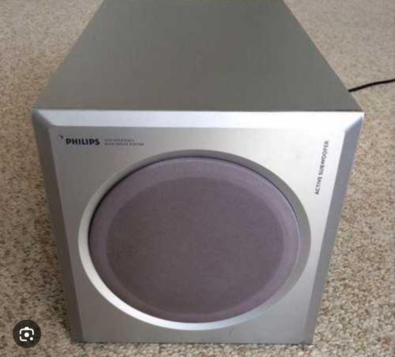 Subwoofer activ philips sw7100sa/00 bas woofer 5+1
