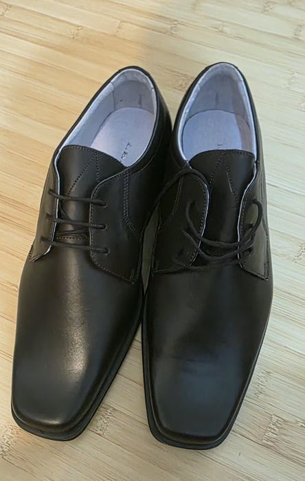 Pantofi militari piele maro