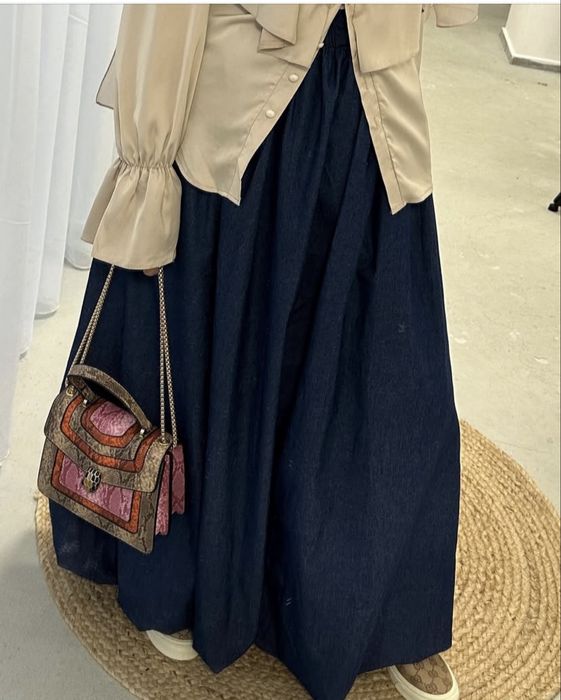 Баллон юбка-джинсы