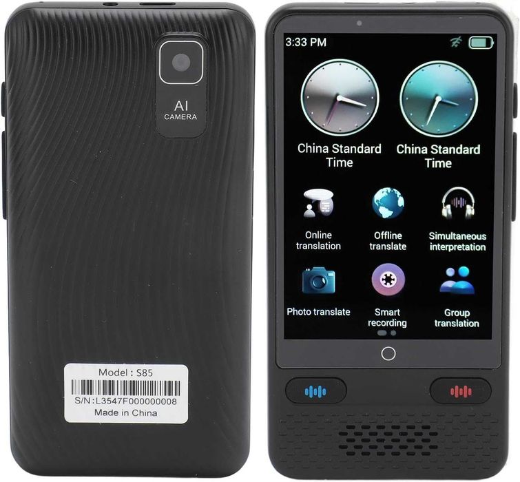 Traducator portabil cu ecran tactil AI Assistant 138 limbi