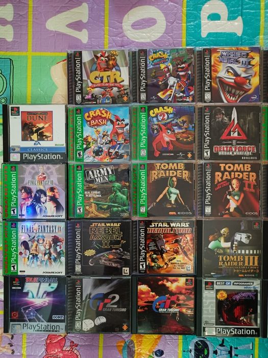 Ps1 игры на дисках лицензионные