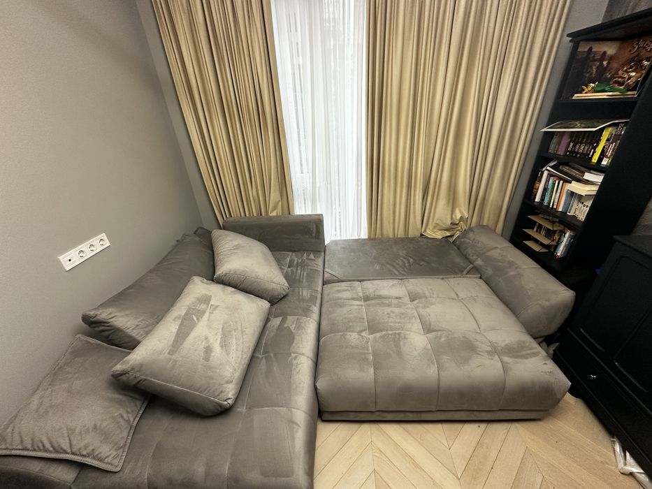 Coltar extensibil gri