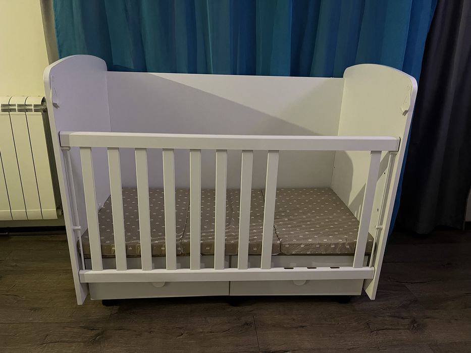 Дървена кошара nicolle baby + матрак