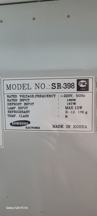 Холодильник  SAMSUNG SR398