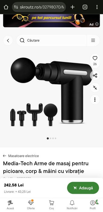 Aparat de masaj Media - Tech