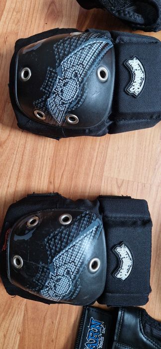 Set protectii copii genunchiere cotiere bicicleta skate patine