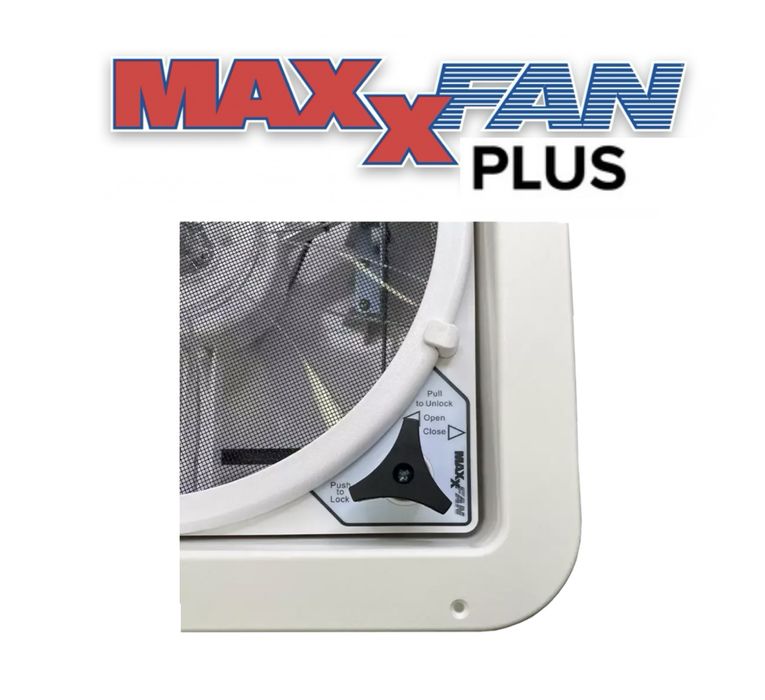 Trapa MaxxFan Plus cu ventilator 12V pt rulota/autorulota/camper
