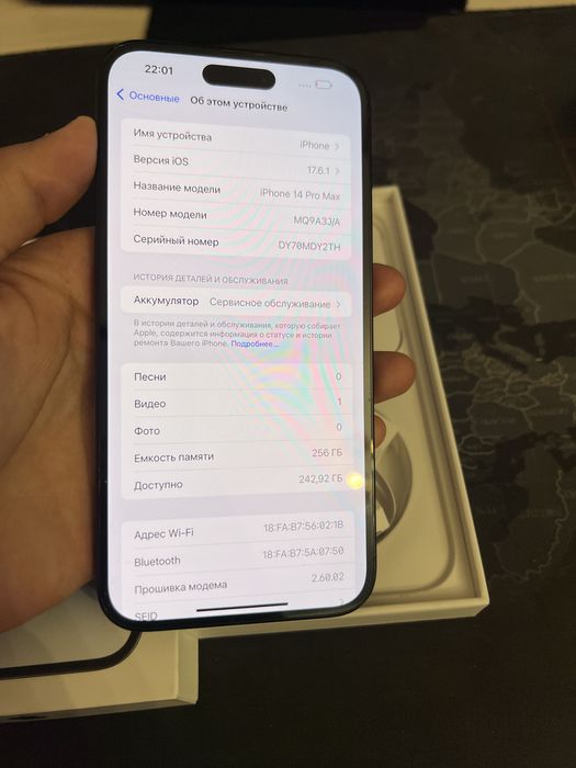 Iphone 14 Pro Max 256 gb 79%.