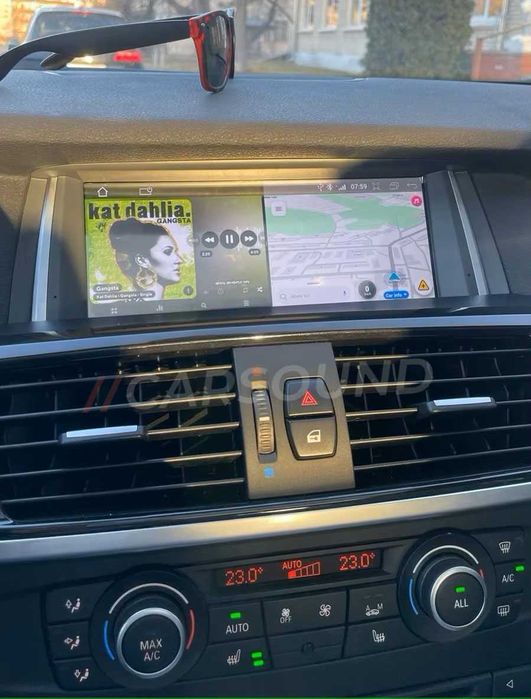 6GB RAM Мултимедия Android 14 BMW X3 X4 F25 F26 NBT Навигация Андроид