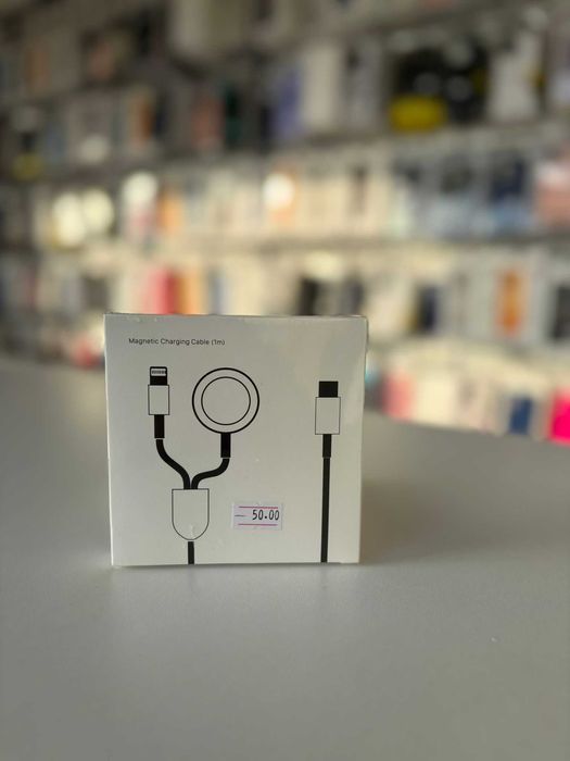 Incarcator Apple Watch + Cablu Lightning - iPhone 11, 12, 13, 14