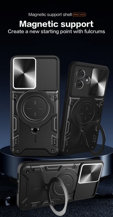 Motorola Moto G85 / G35 / G54 Power / GIANT RING Удароустойчив кейс