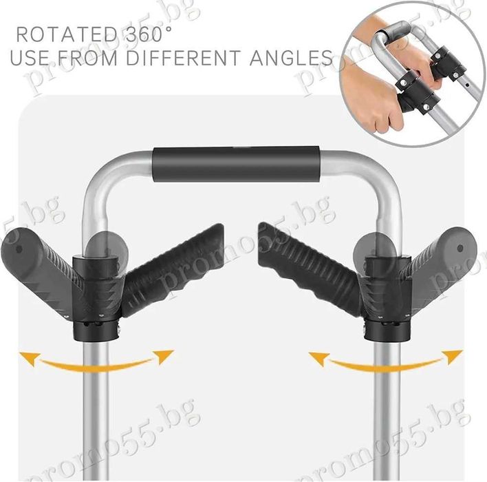 Сгъваема Ръчна Алуминиева Количка за Тежък Багаж с Телескопична Дръжка