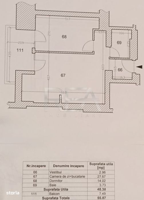 2 camere, parcare si boxa, Lighthouse Herastrau