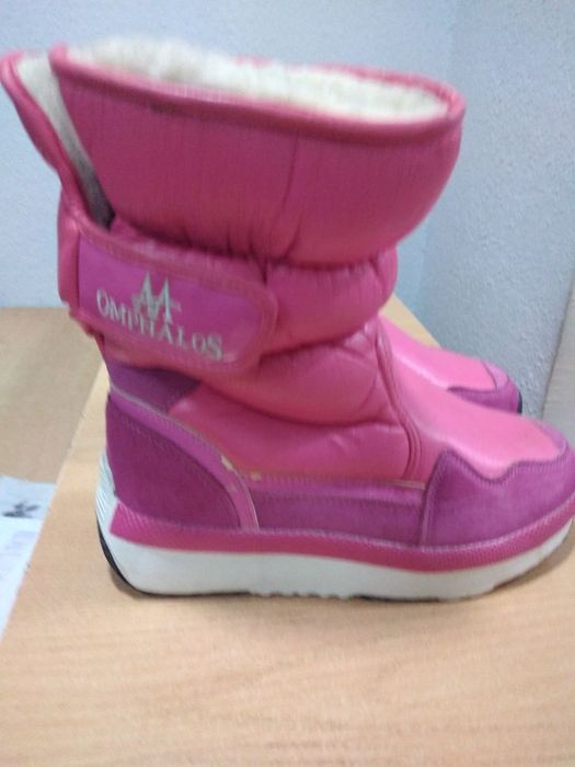 Теплые сапожки на девочку