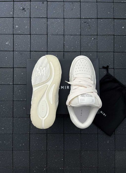 AMIRI MA 1 Alb - Piele - Full Box