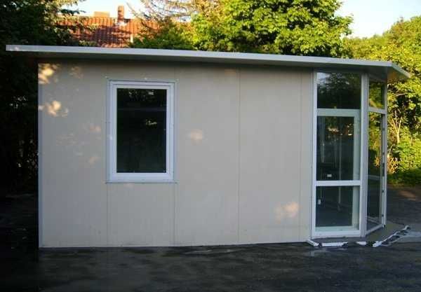 Casa Modulara, Garaje Auto, Containere din panou sandwich termoizolant