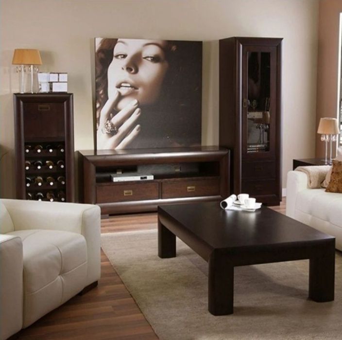 Comoda gama chic tv mdf mobexpert lemn