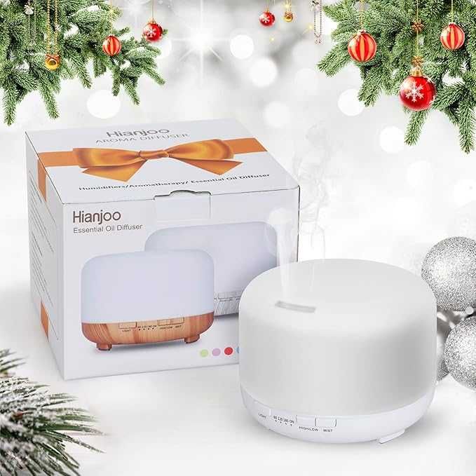 RGB Арома Дифузер с дистанционно 450мл, овлажнител и лампа