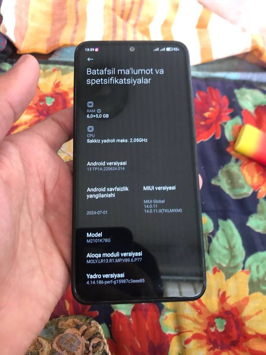 Redmi note 10S 128/6+2 srochni !