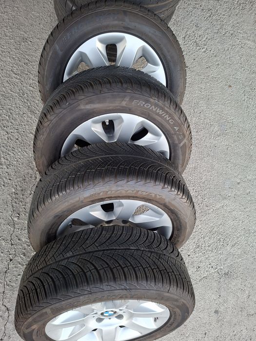 BMW оргинал 16>< 280$ ком 4шт диск+шина состояние идеально на BMW, Jac