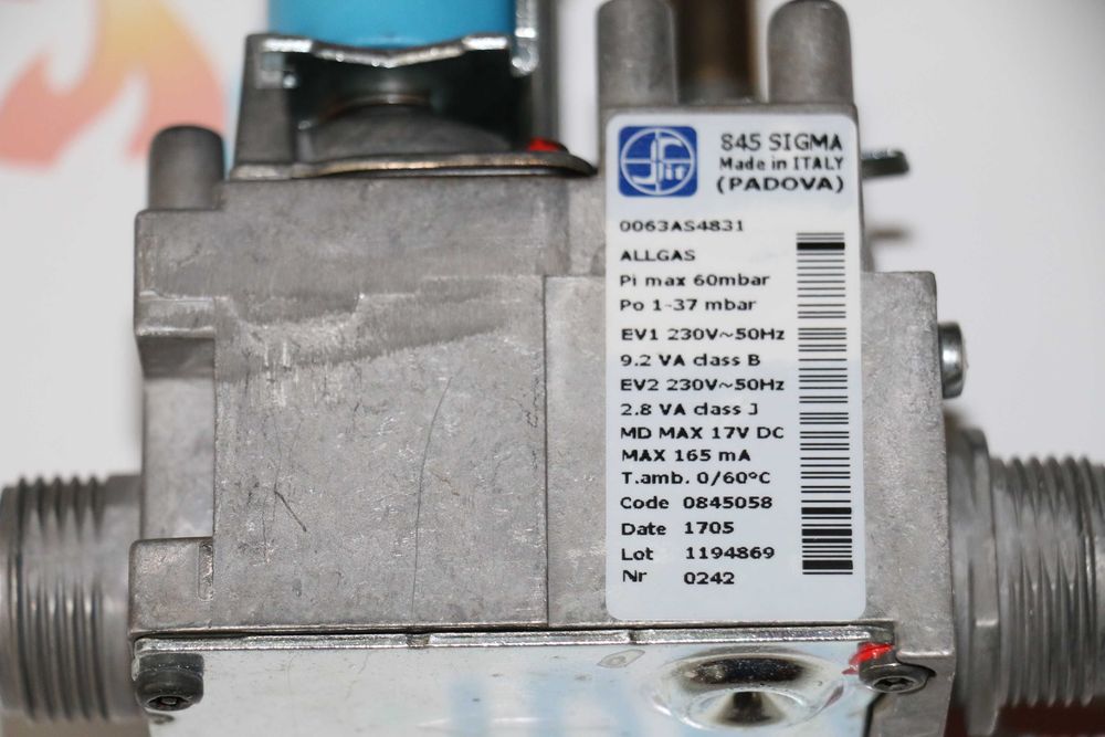 Vana de gaz Sigma 845 fara bobina neagra