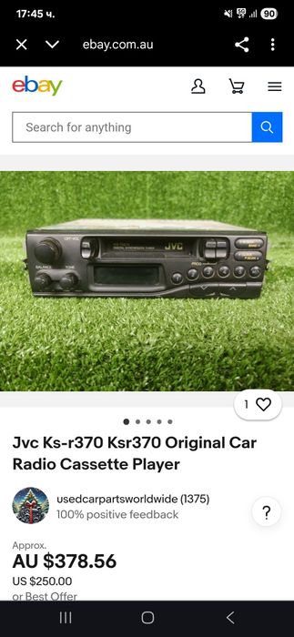 Родиокасетофон JVC