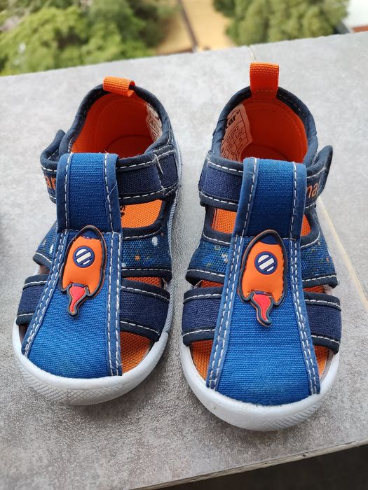 Сандали за момче затворени пръсти, пантофи, Мат Стар платненки