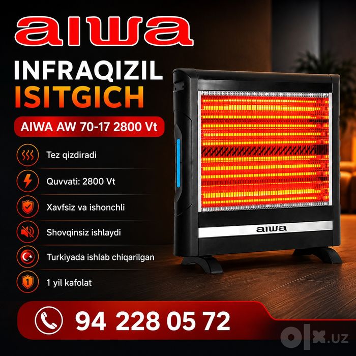 Konvektor Ballu / Kamin / AIWA / Infraqizil isitgich / Opel / Electrol