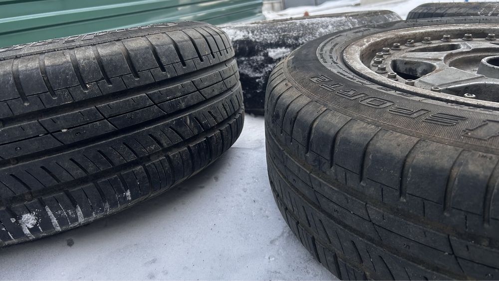 Продам титанки с резиной 195:65:15