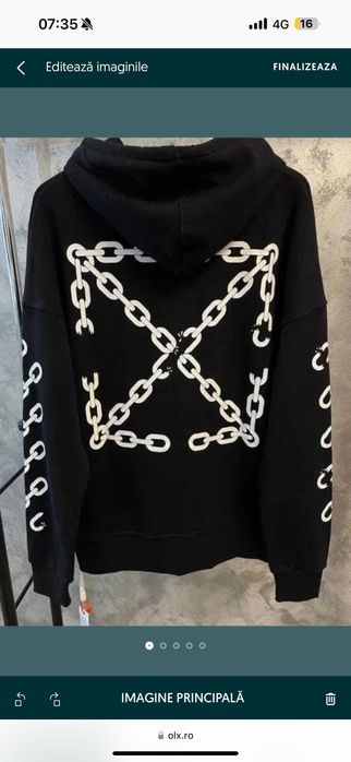 Hanorac OFF marime XXL