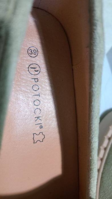 Обувки /POTOCKI/ Естествена кожа,номер 39 (26см.) НОВИ.