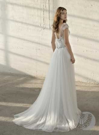 Rochie de mireasa Ella/ Le Papillon by Modeca, 36/S + 2 bucati voal