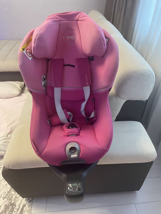 Scaun auto Cybex Sirona S I-size cu rotire 360• , de la 0-18 kg, Roz