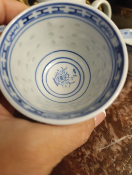 Китайский сервиз из рисового фарфора