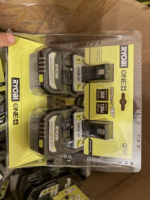 Ryobi-Pachet de două baterii Lithium+™ 18V 5,0Ah