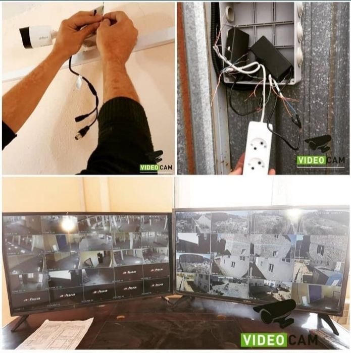 Установка камера видеонаблюдения