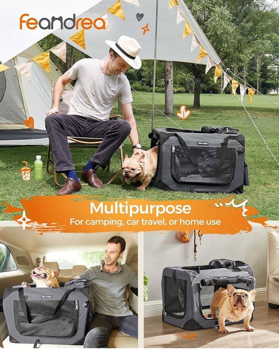 Сгъваема чанта за домашни любимци Feandrea