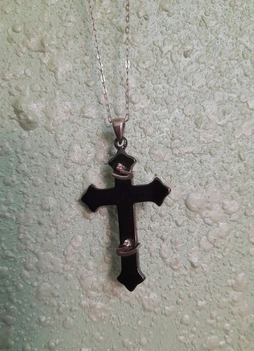 Серебряный крестик