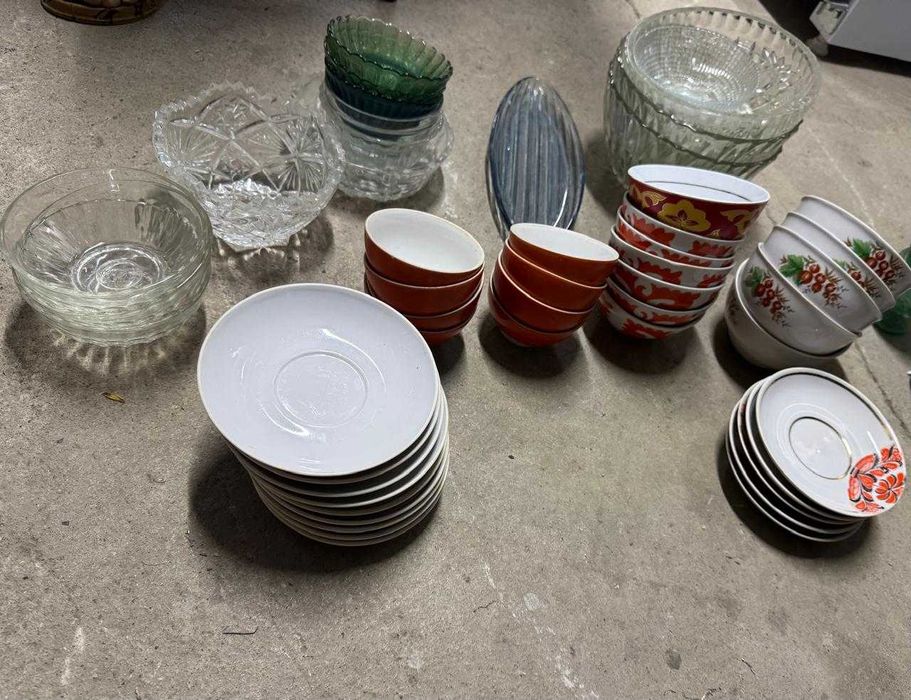 Пиялы, тарелки разные посуды МЕНЯЮ на любые продукты  от 50 тг.