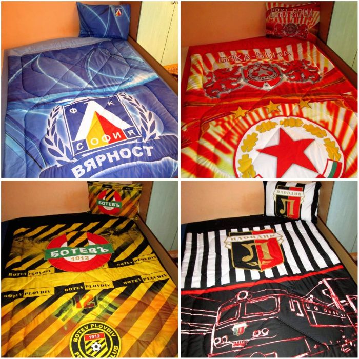 Спални комплекти на Левски,Цска,Ботев Плд и Локо Плд 140/200см