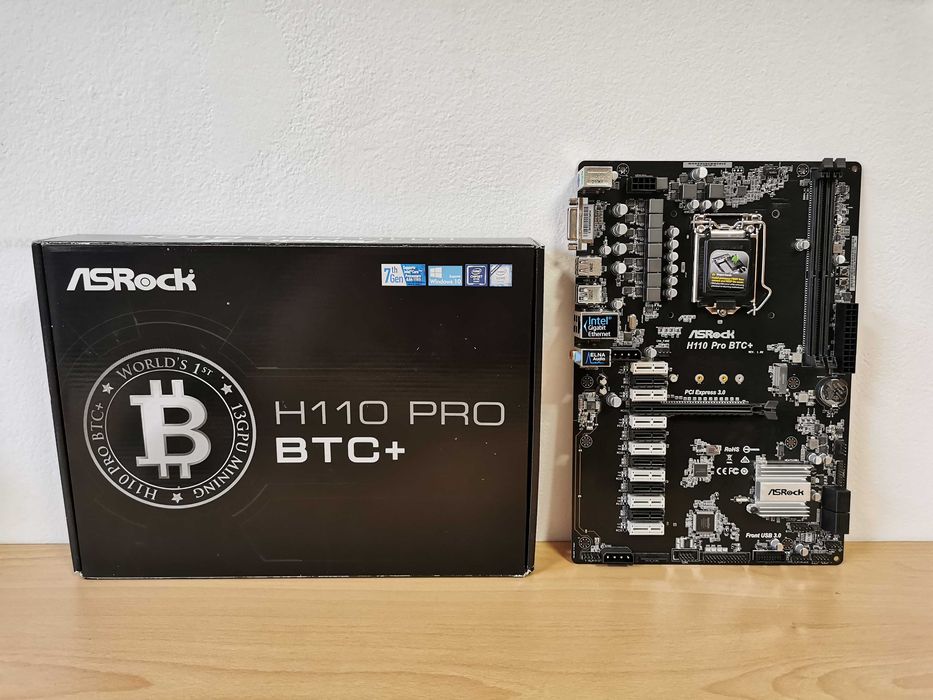 Asrock H110 Pro BTC+ mining дънна платка