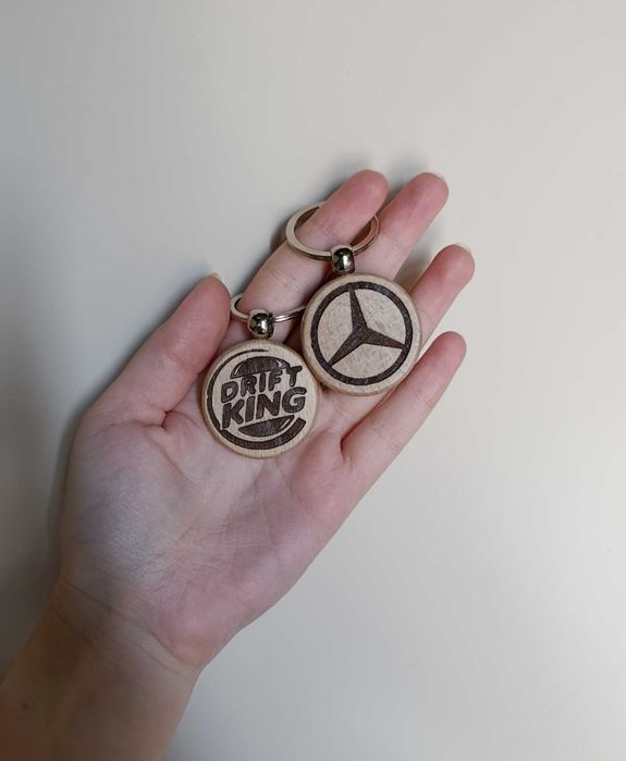 Дървени Ключодържатели на Коли - Мерцедес, БМВ, Тойота, Ауди, Нисан