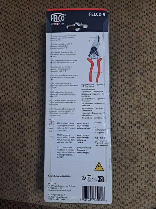 Felco  foarfeca de taiat pomi made in Elvetia